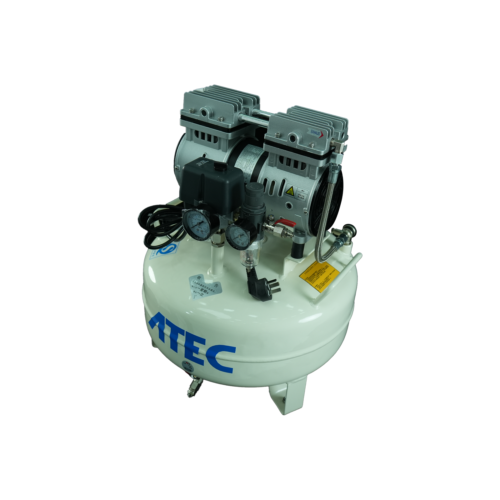 ATEC AT60/25 Quiet Oilless Air Compressor - BiaoJiang